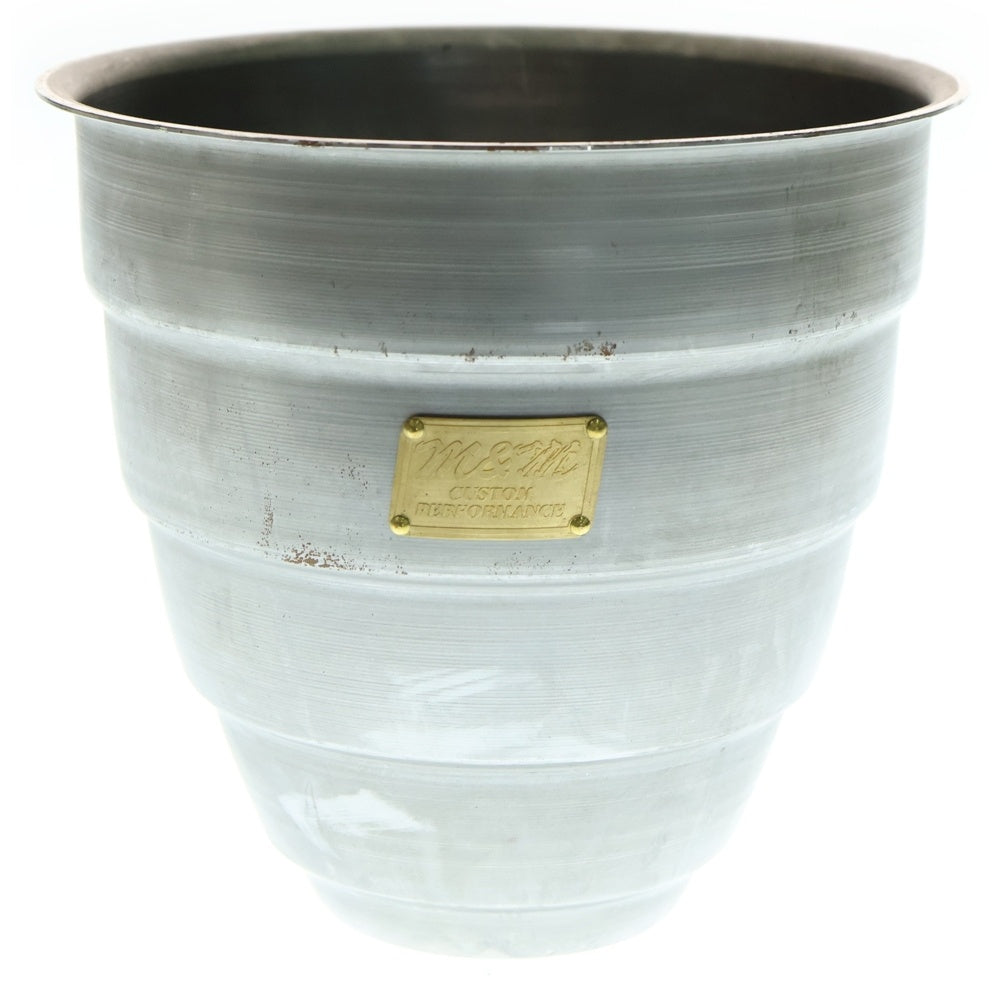 m&m(エムアンドエム) ×MASSES POT TYPE 1 - Chrysails STEEL / MEDIUM マシス クリサリス 鉄鉢 ポット シルバー