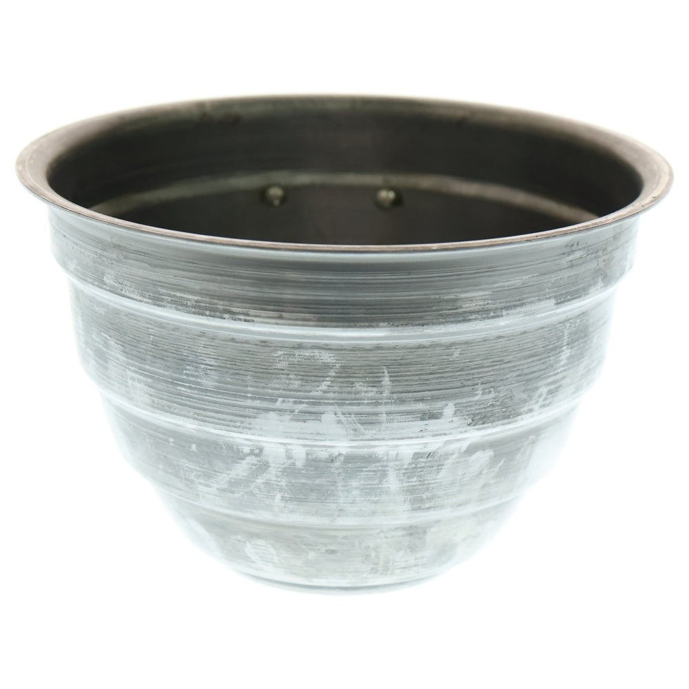 m&m(エムアンドエム) ×MASSES POT TYPE 4 - TERMIT STEEL / MEDIUM マシス ターミット 鉄鉢 ポット シルバー