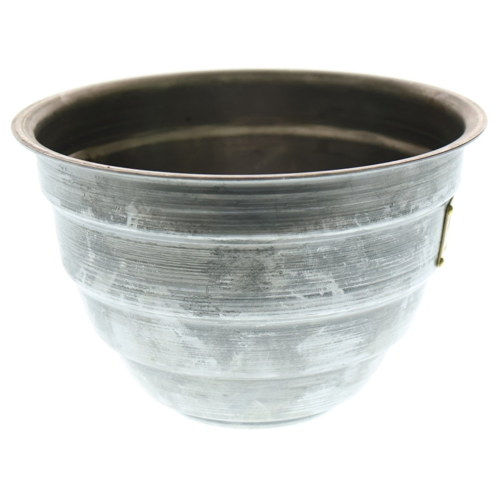 m&m(エムアンドエム) ×MASSES POT TYPE 4 - TERMIT STEEL / MEDIUM マシス ターミット 鉄鉢 ポット シルバー