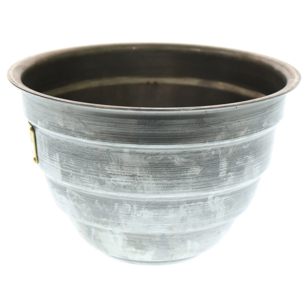 m&m(エムアンドエム) ×MASSES POT TYPE 4 - TERMIT STEEL / MEDIUM マシス ターミット 鉄鉢 ポット シルバー