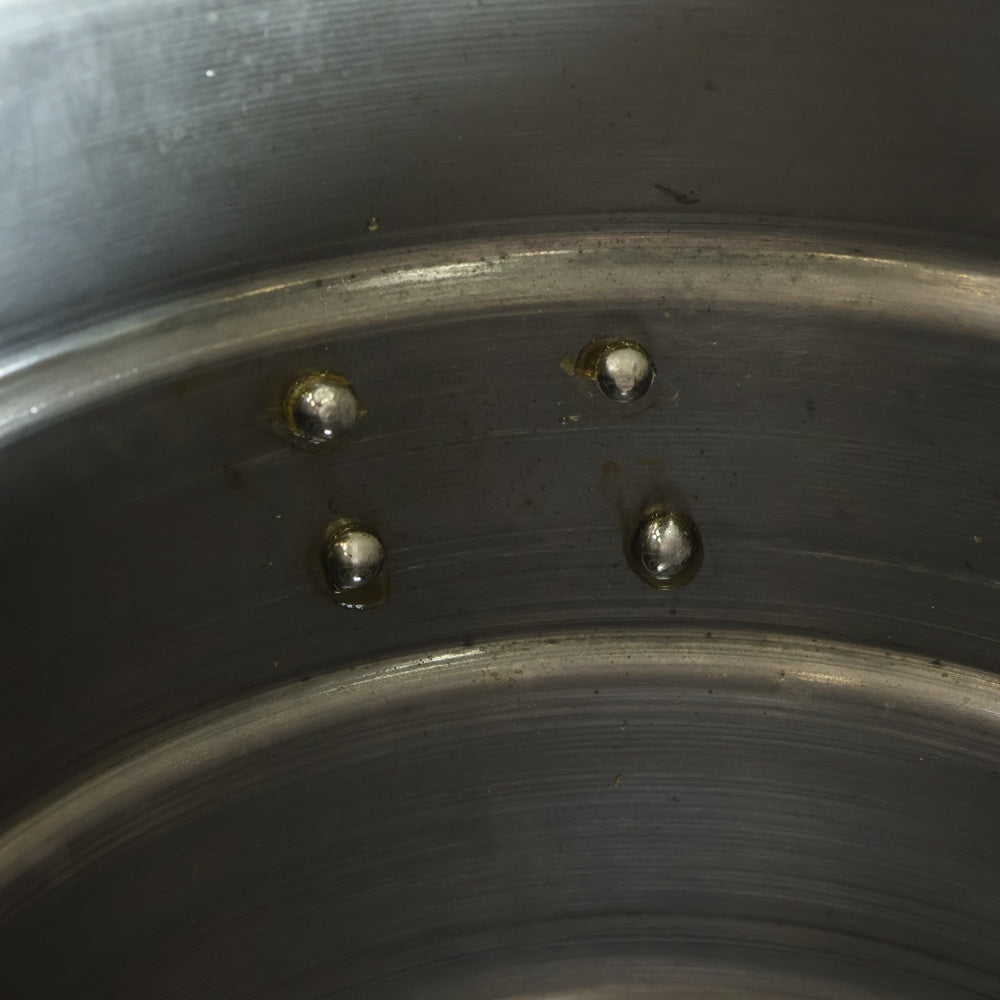 m&m(エムアンドエム) ×MASSES POT TYPE 1 - Chrysails STEEL / MEDIUM マシス クリサリス 鉄鉢 ポット シルバー