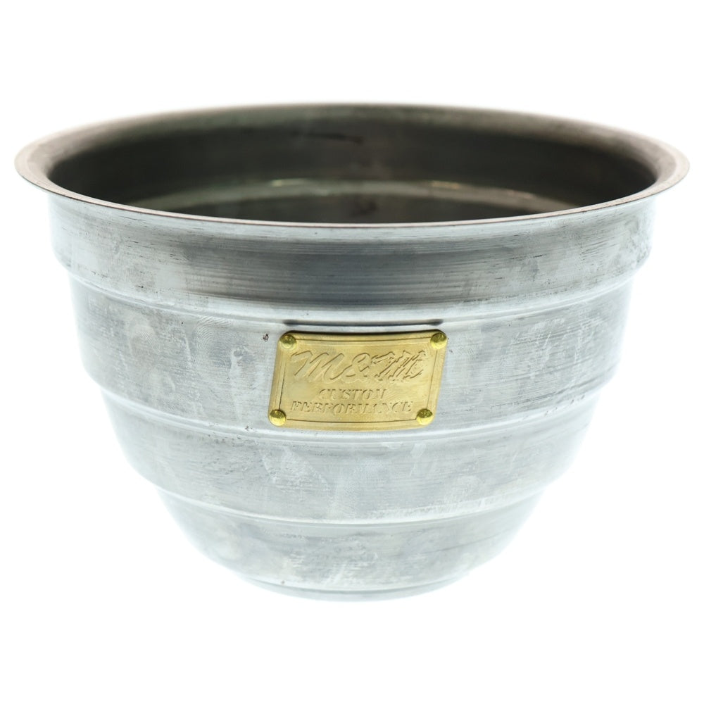 m&m(エムアンドエム) ×MASSES POT TYPE 4 - TERMIT STEEL / MEDIUM マシス ターミット 鉄鉢 ポット シルバー