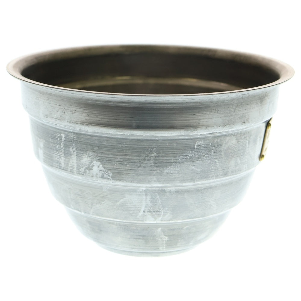 m&m(エムアンドエム) ×MASSES POT TYPE 4 - TERMIT STEEL / MEDIUM マシス ターミット 鉄鉢 ポット シルバー