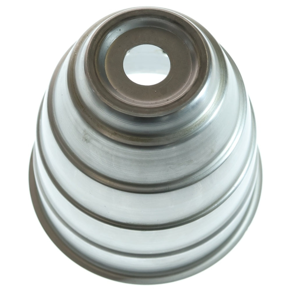 m&m(エムアンドエム) ×MASSES POT TYPE 1 - Chrysails STEEL / MEDIUM マシス クリサリス 鉄鉢 ポット シルバー