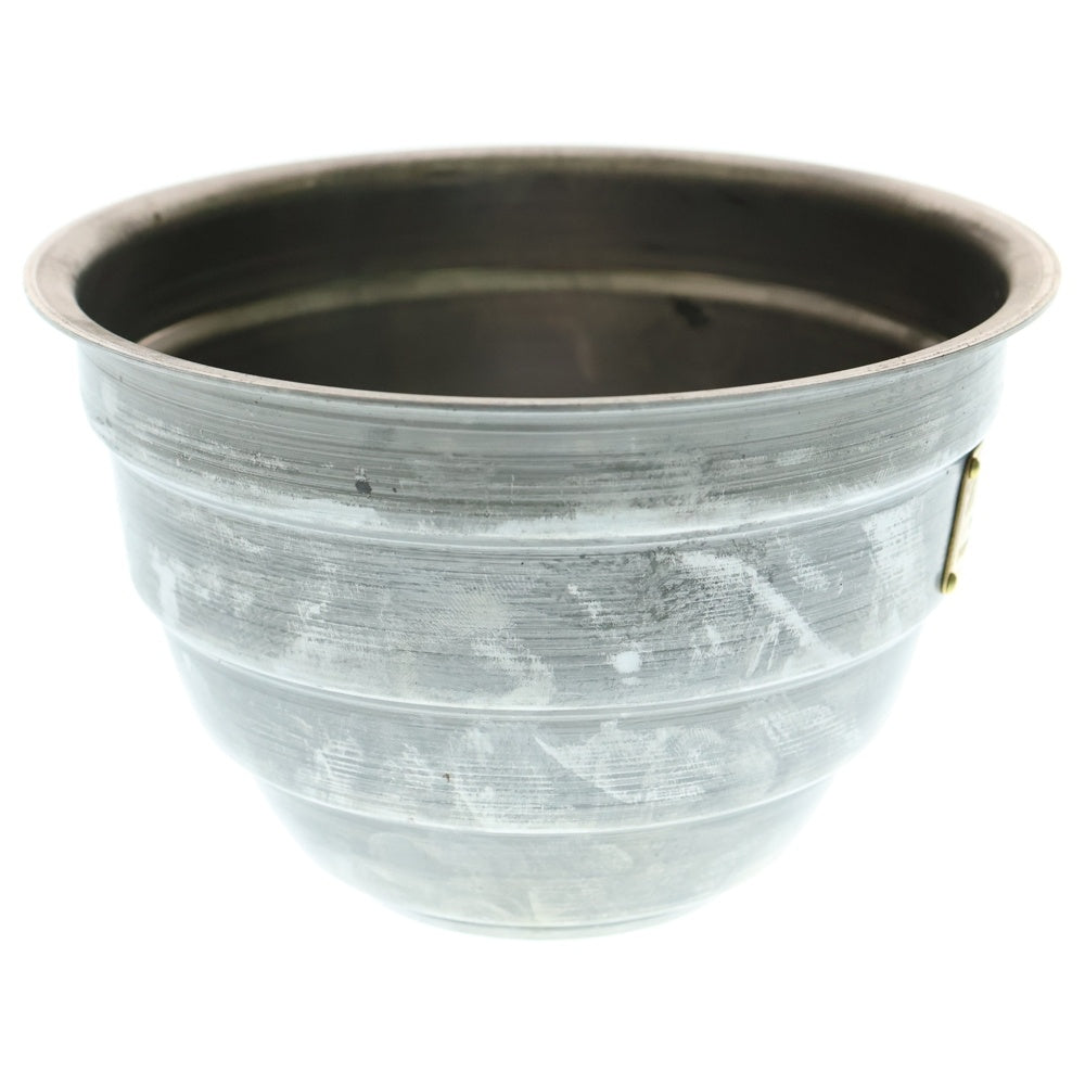 m&m(エムアンドエム) ×MASSES POT TYPE 4 - TERMIT STEEL / MEDIUM マシス ターミット 鉄鉢 ポット シルバー