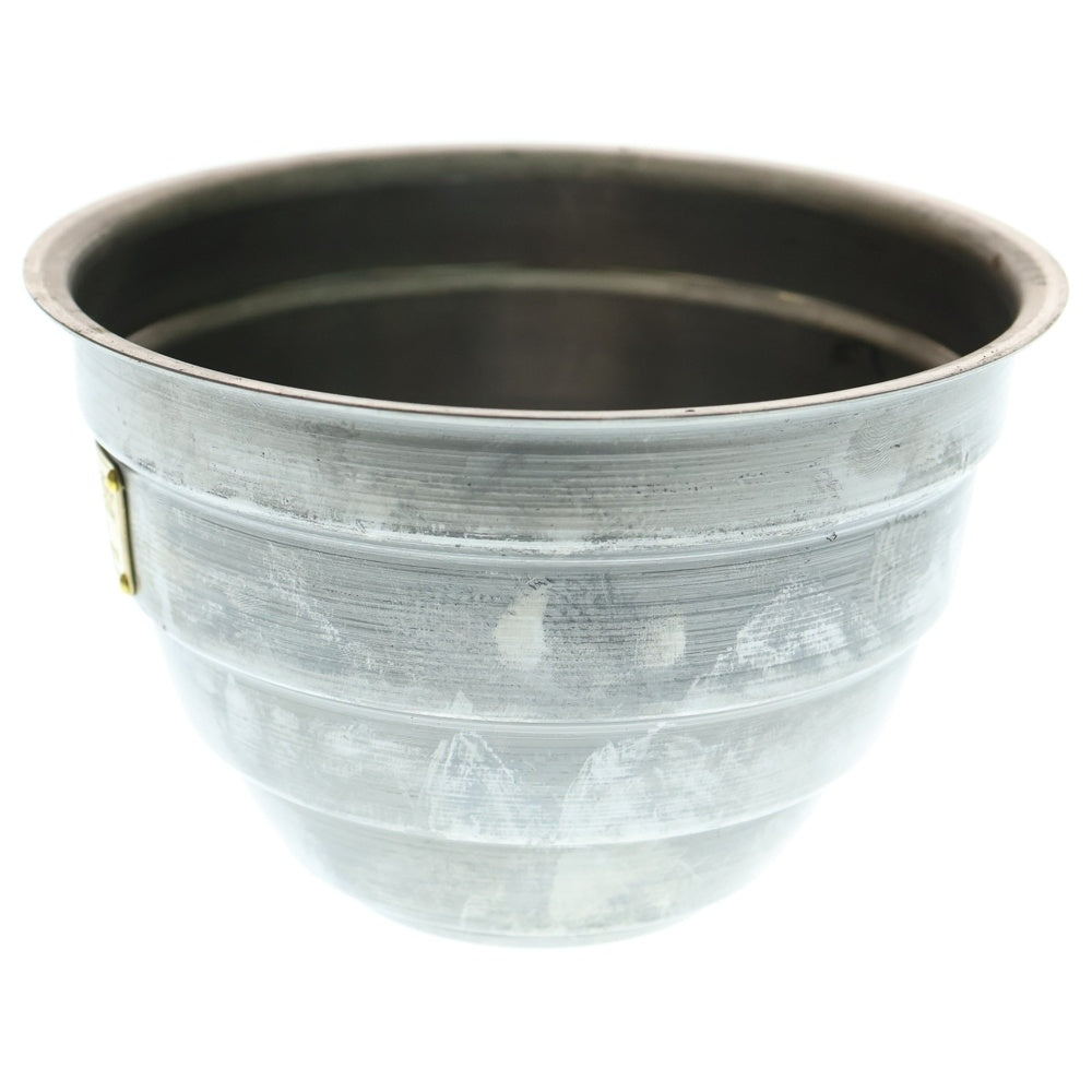 m&m(エムアンドエム) ×MASSES POT TYPE 4 - TERMIT STEEL / MEDIUM マシス ターミット 鉄鉢 ポット シルバー