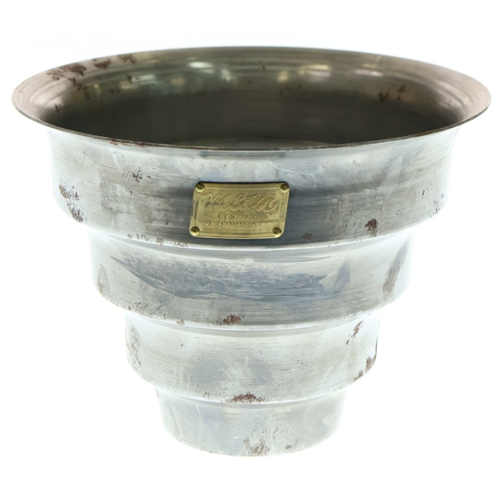 m&m(エムアンドエム) ×MASSES POT TYPE 8 - CLIFF STEEL / MEDIUM マシス クリフ 鉄鉢 ポット シルバー