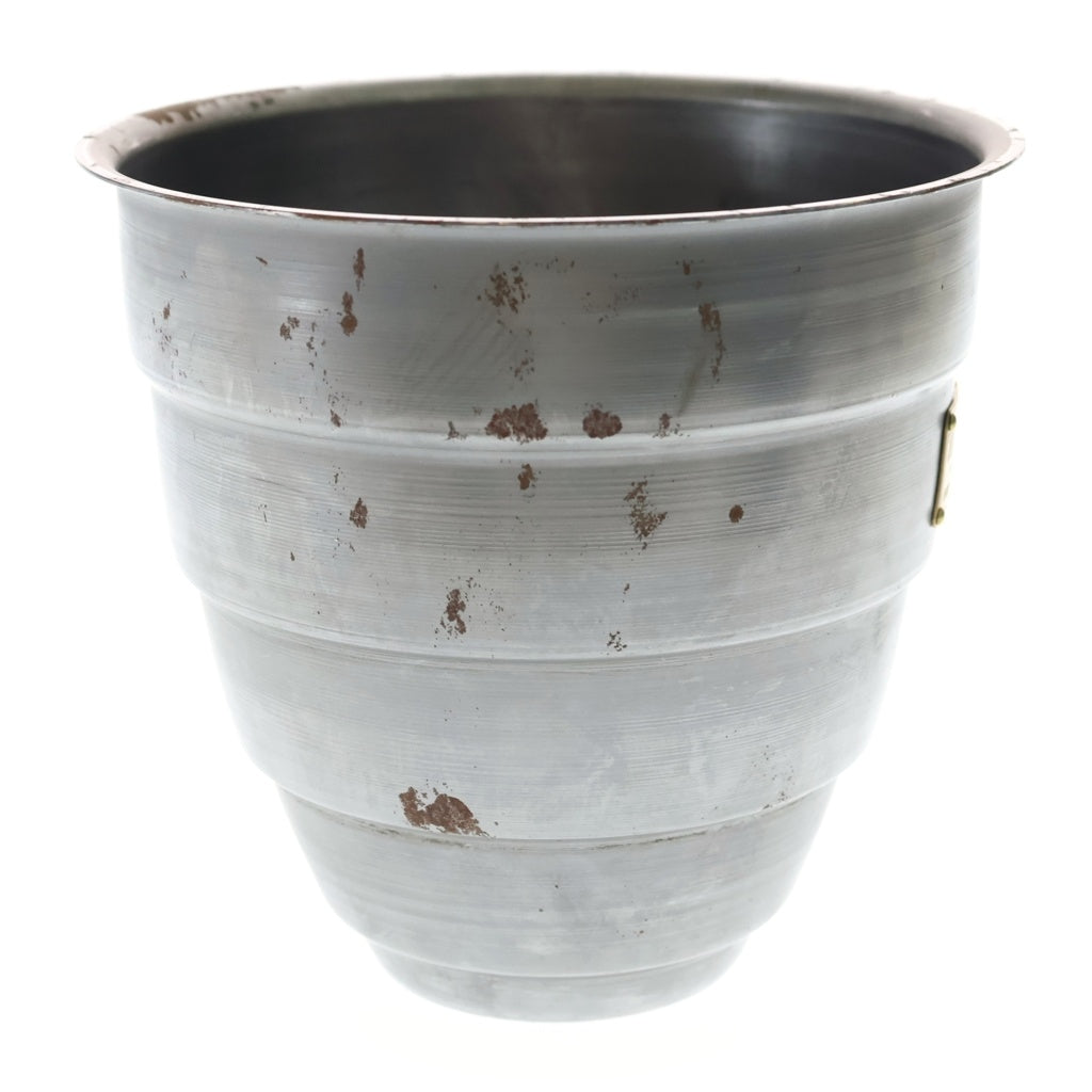 m&m(エムアンドエム) ×MASSES POT TYPE 1 - Chrysails STEEL / MEDIUM マシス クリサリス 鉄鉢 ポット シルバー