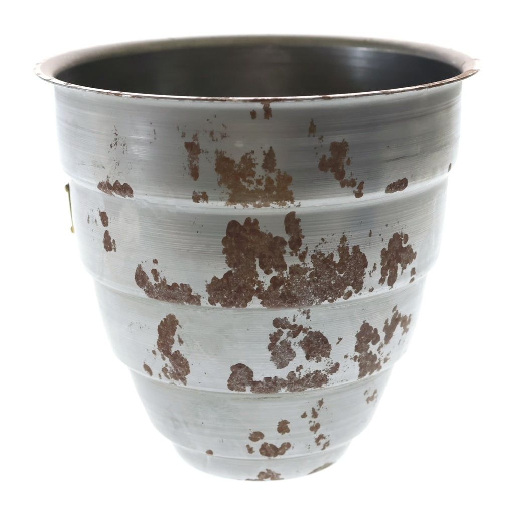 m&m(エムアンドエム) ×MASSES POT TYPE 1 - Chrysails STEEL / MEDIUM マシス クリサリス 鉄鉢 ポット シルバー