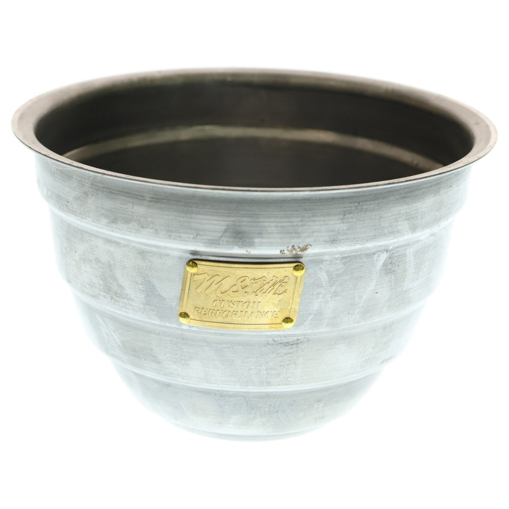 m&m(エムアンドエム) ×MASSES POT TYPE 4 - TERMIT STEEL / MEDIUM マシス ターミット 鉄鉢 ポット シルバー