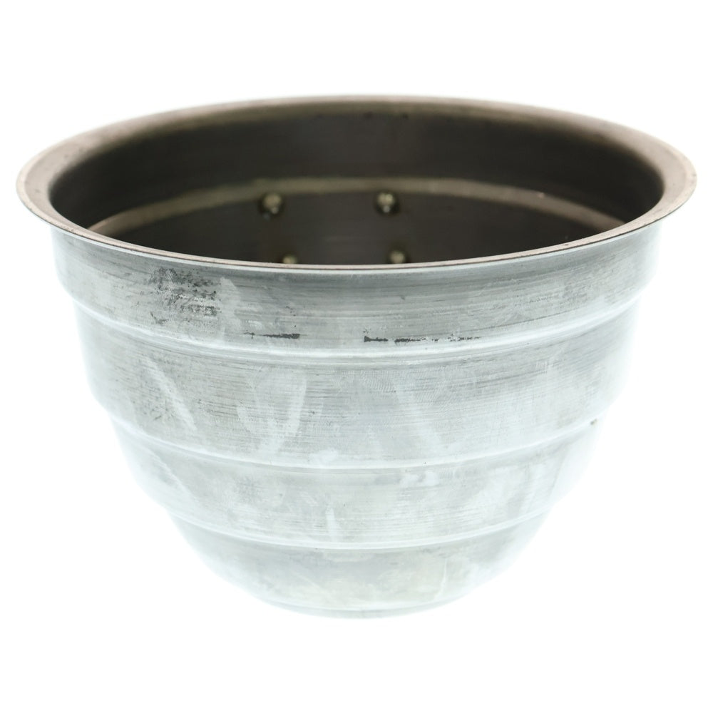 m&m(エムアンドエム) ×MASSES POT TYPE 4 - TERMIT STEEL / MEDIUM マシス ターミット 鉄鉢 ポット シルバー