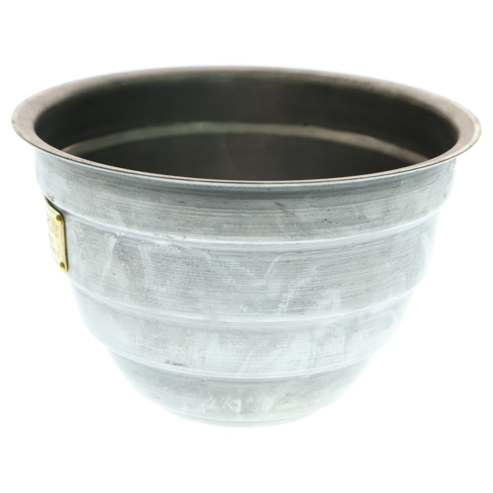 m&m(エムアンドエム) ×MASSES POT TYPE 4 - TERMIT STEEL / MEDIUM マシス ターミット 鉄鉢 ポット シルバー