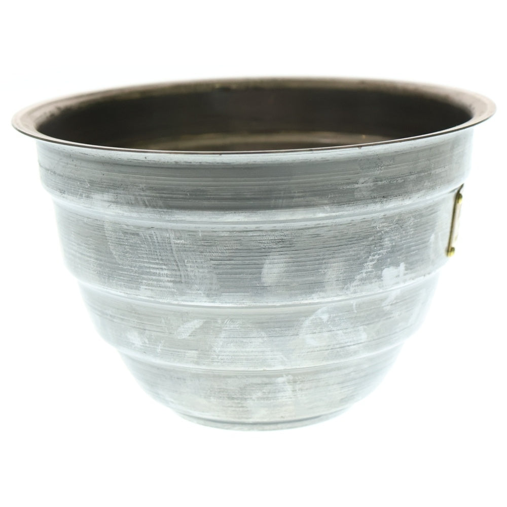 m&m(エムアンドエム) ×MASSES POT TYPE 4 - TERMIT STEEL / MEDIUM マシス ターミット 鉄鉢 ポット シルバー