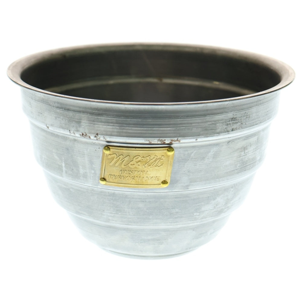 m&m(エムアンドエム) ×MASSES POT TYPE 4 - TERMIT STEEL / MEDIUM マシス ターミット 鉄鉢 ポット シルバー