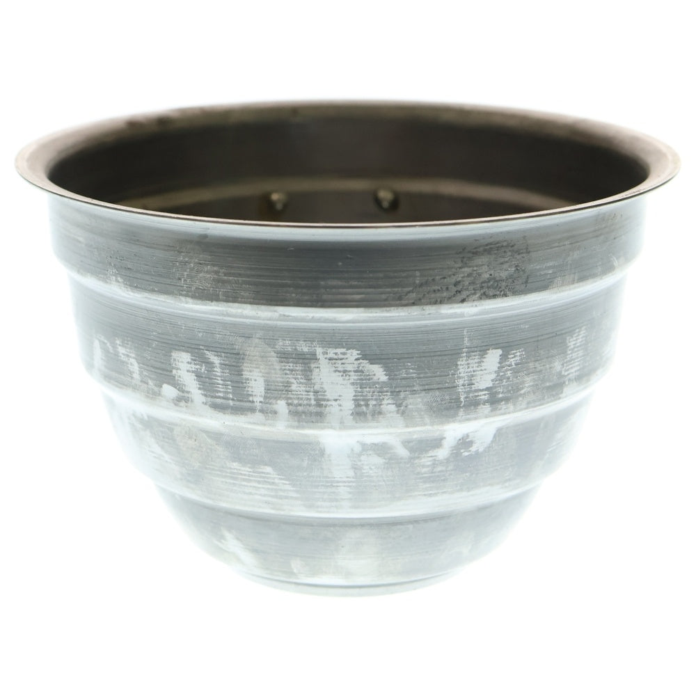 m&m(エムアンドエム) ×MASSES POT TYPE 4 - TERMIT STEEL / MEDIUM マシス ターミット 鉄鉢 ポット シルバー