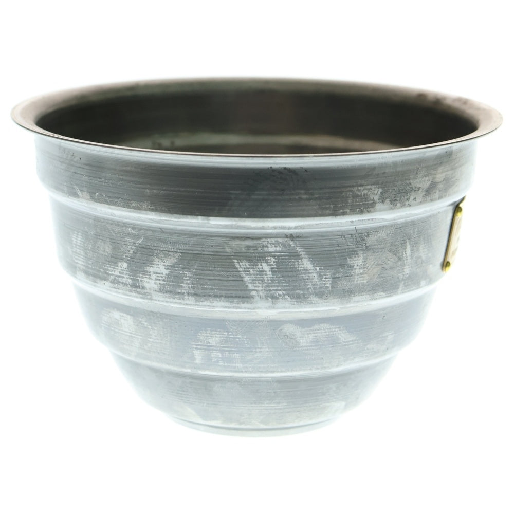 m&m(エムアンドエム) ×MASSES POT TYPE 4 - TERMIT STEEL / MEDIUM マシス ターミット 鉄鉢 ポット シルバー