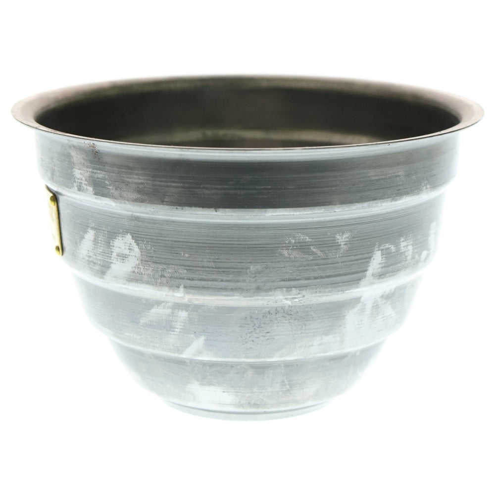 m&m(エムアンドエム) ×MASSES POT TYPE 4 - TERMIT STEEL / MEDIUM マシス ターミット 鉄鉢 ポット シルバー