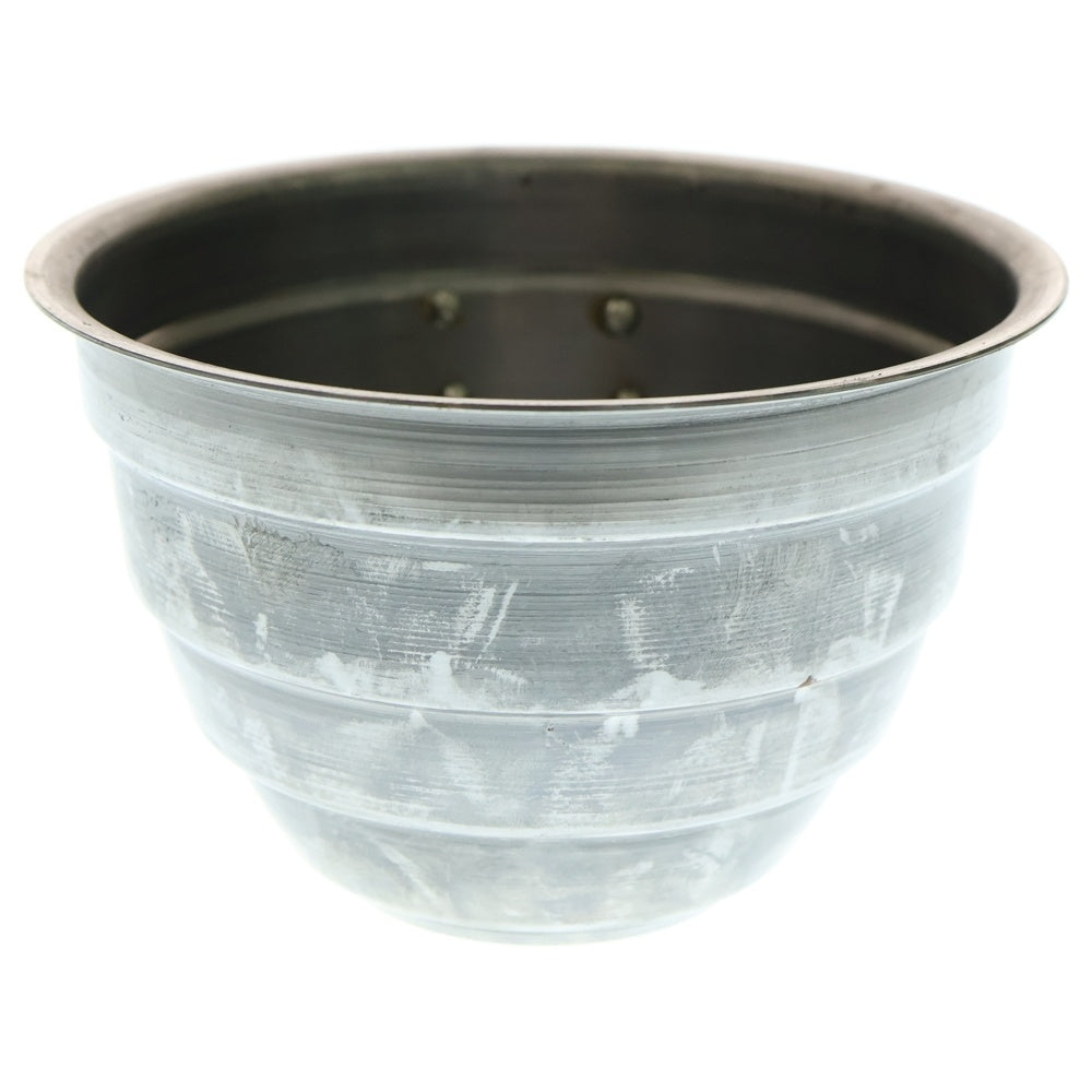 m&m(エムアンドエム) ×MASSES POT TYPE 4 - TERMIT STEEL / MEDIUM マシス ターミット 鉄鉢 ポット シルバー