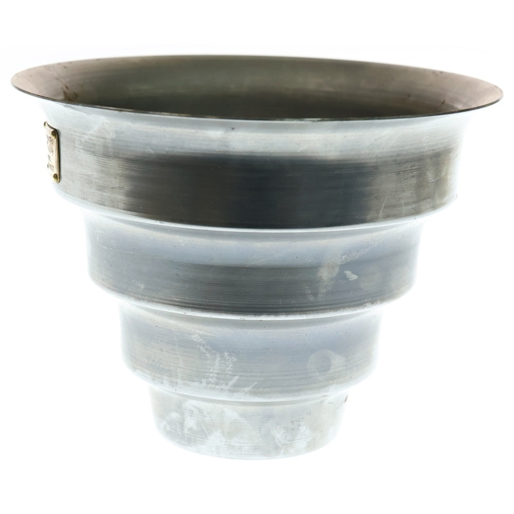 m&m(エムアンドエム) ×MASSES POT TYPE 8 - CLIFF STEEL / MEDIUM マシス クリフ 鉄鉢 ポット シルバー