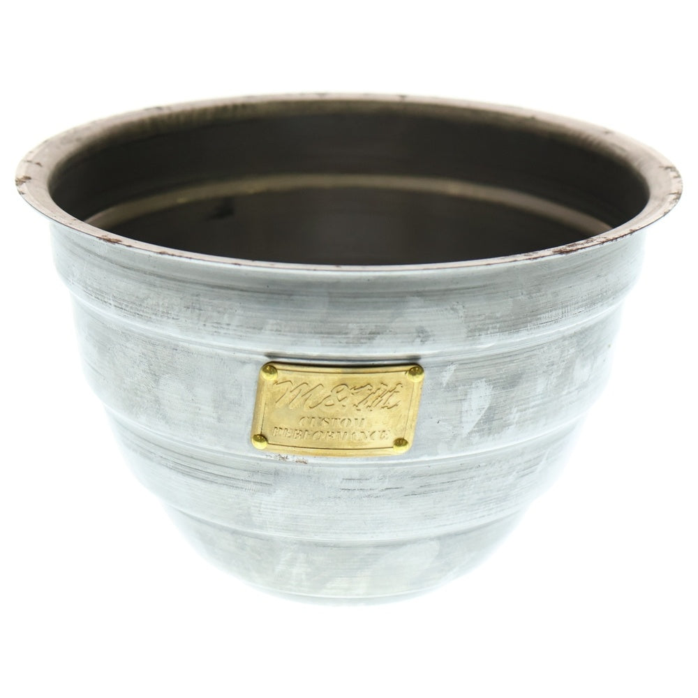 m&m(エムアンドエム) ×MASSES POT TYPE 4 - TERMIT STEEL / MEDIUM マシス ターミット 鉄鉢 ポット シルバー