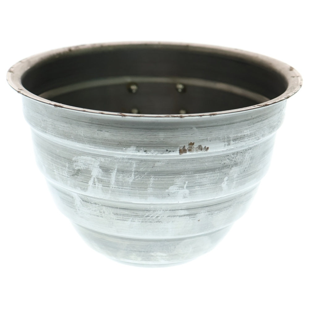 m&m(エムアンドエム) ×MASSES POT TYPE 4 - TERMIT STEEL / MEDIUM マシス ターミット 鉄鉢 ポット シルバー