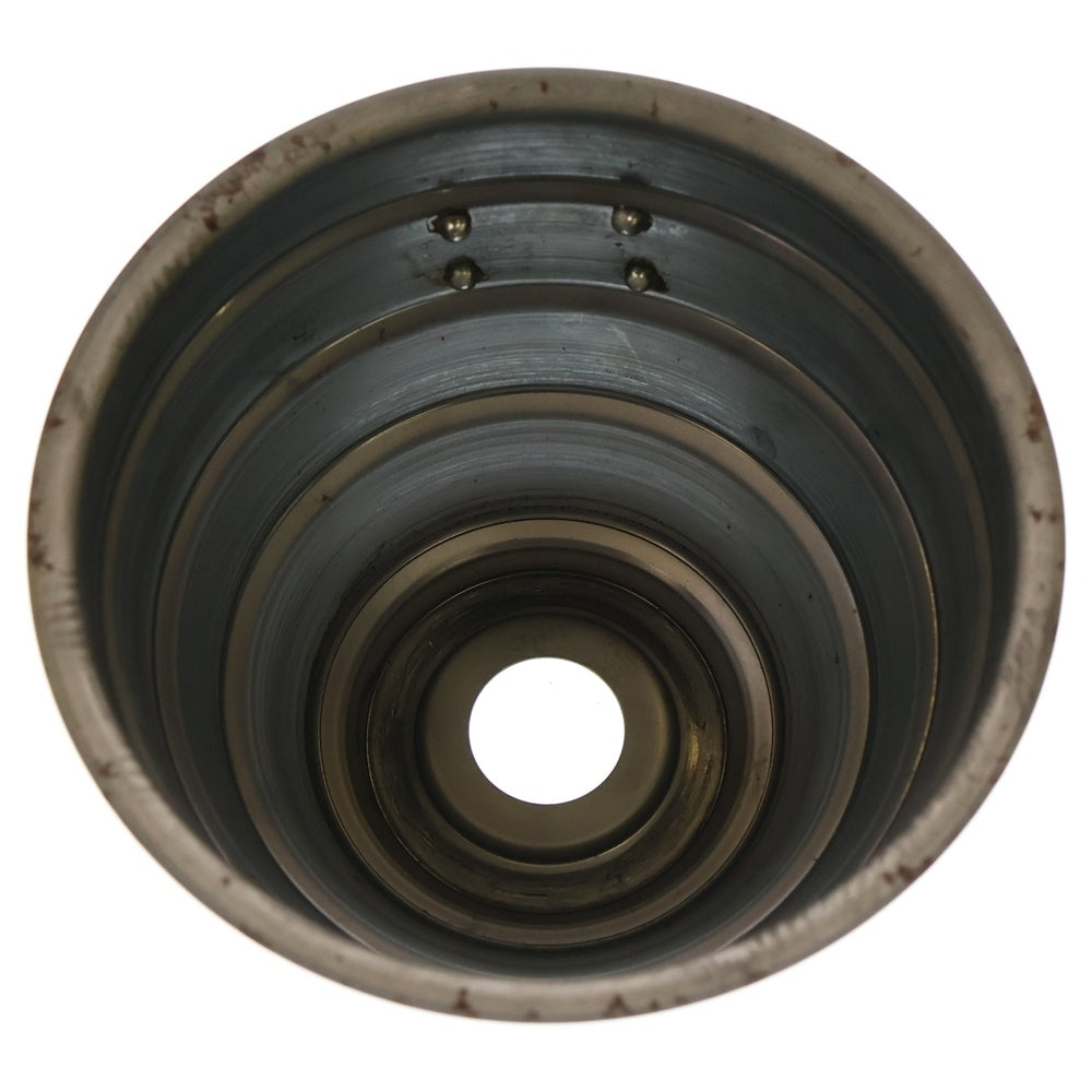 m&m(エムアンドエム) ×MASSES POT TYPE 4 - TERMIT STEEL / MEDIUM マシス ターミット 鉄鉢 ポット シルバー