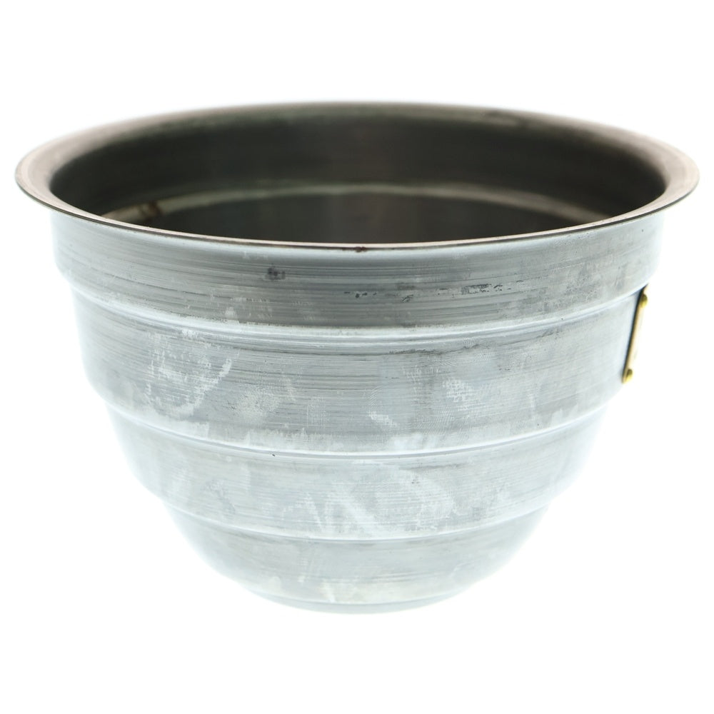 m&m(エムアンドエム) ×MASSES POT TYPE 4 - TERMIT STEEL / MEDIUM マシス ターミット 鉄鉢 ポット シルバー