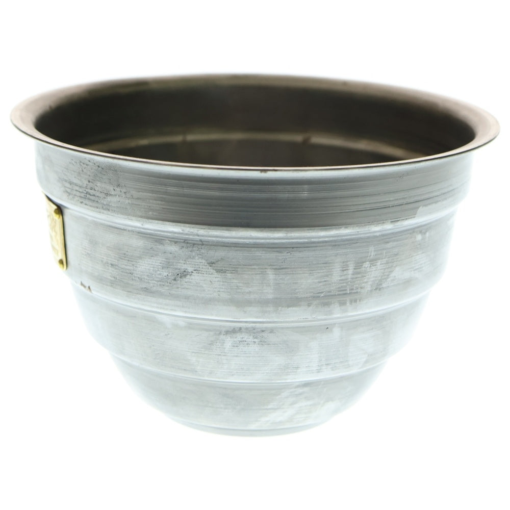 m&m(エムアンドエム) ×MASSES POT TYPE 4 - TERMIT STEEL / MEDIUM マシス ターミット 鉄鉢 ポット シルバー