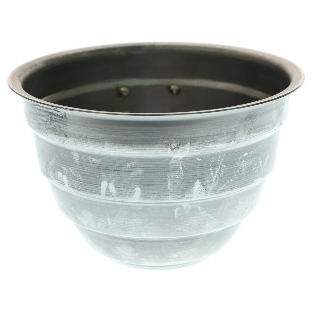 m&m(エムアンドエム) ×MASSES POT TYPE 4 - TERMIT STEEL / MEDIUM マシス ターミット 鉄鉢 ポット シルバー