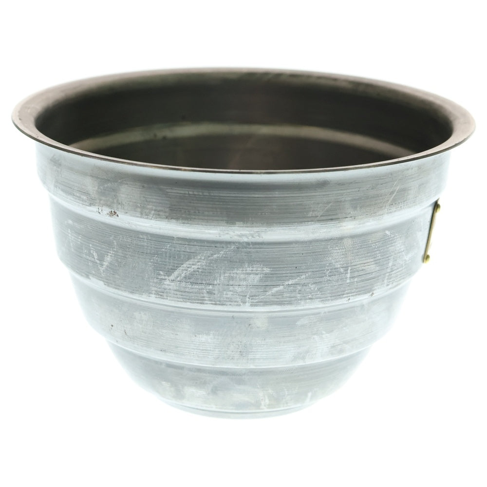 m&m(エムアンドエム) ×MASSES POT TYPE 4 - TERMIT STEEL / MEDIUM マシス ターミット 鉄鉢 ポット シルバー