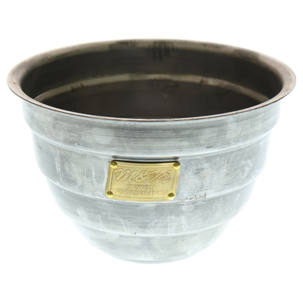 m&m(エムアンドエム) ×MASSES POT TYPE 4 - TERMIT STEEL / MEDIUM マシス ターミット 鉄鉢 ポット シルバー