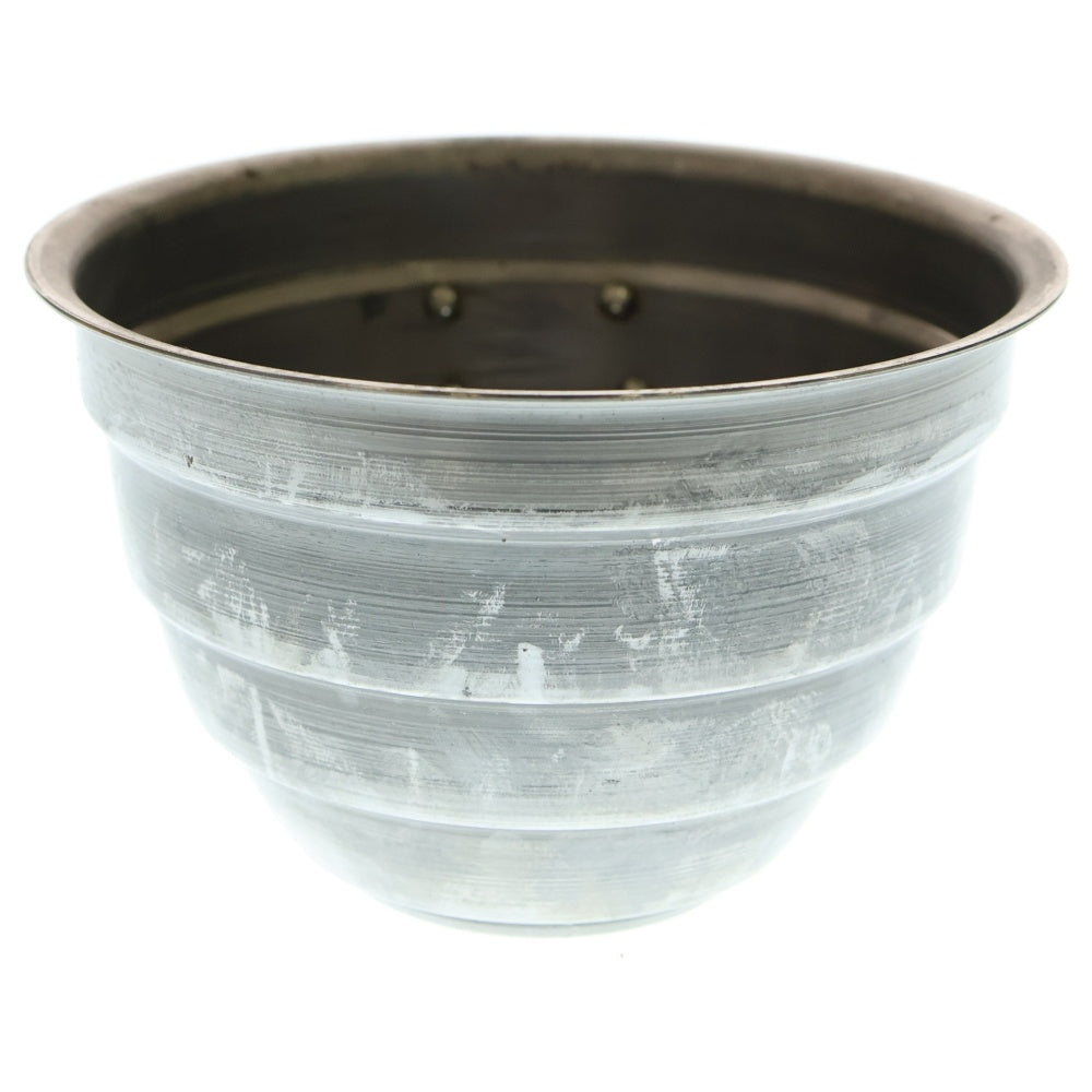 m&m(エムアンドエム) ×MASSES POT TYPE 4 - TERMIT STEEL / MEDIUM マシス ターミット 鉄鉢 ポット シルバー