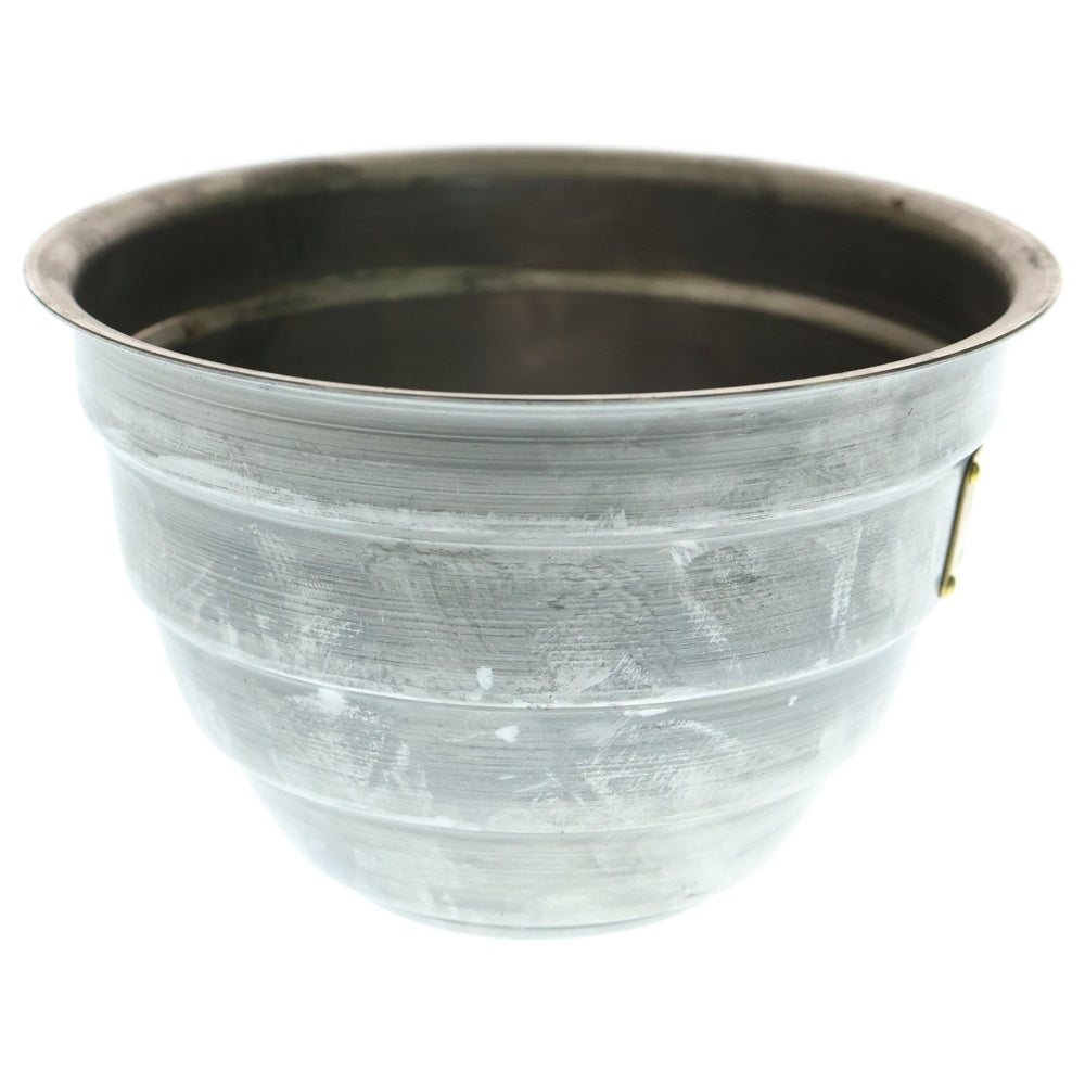 m&m(エムアンドエム) ×MASSES POT TYPE 4 - TERMIT STEEL / MEDIUM マシス ターミット 鉄鉢 ポット シルバー