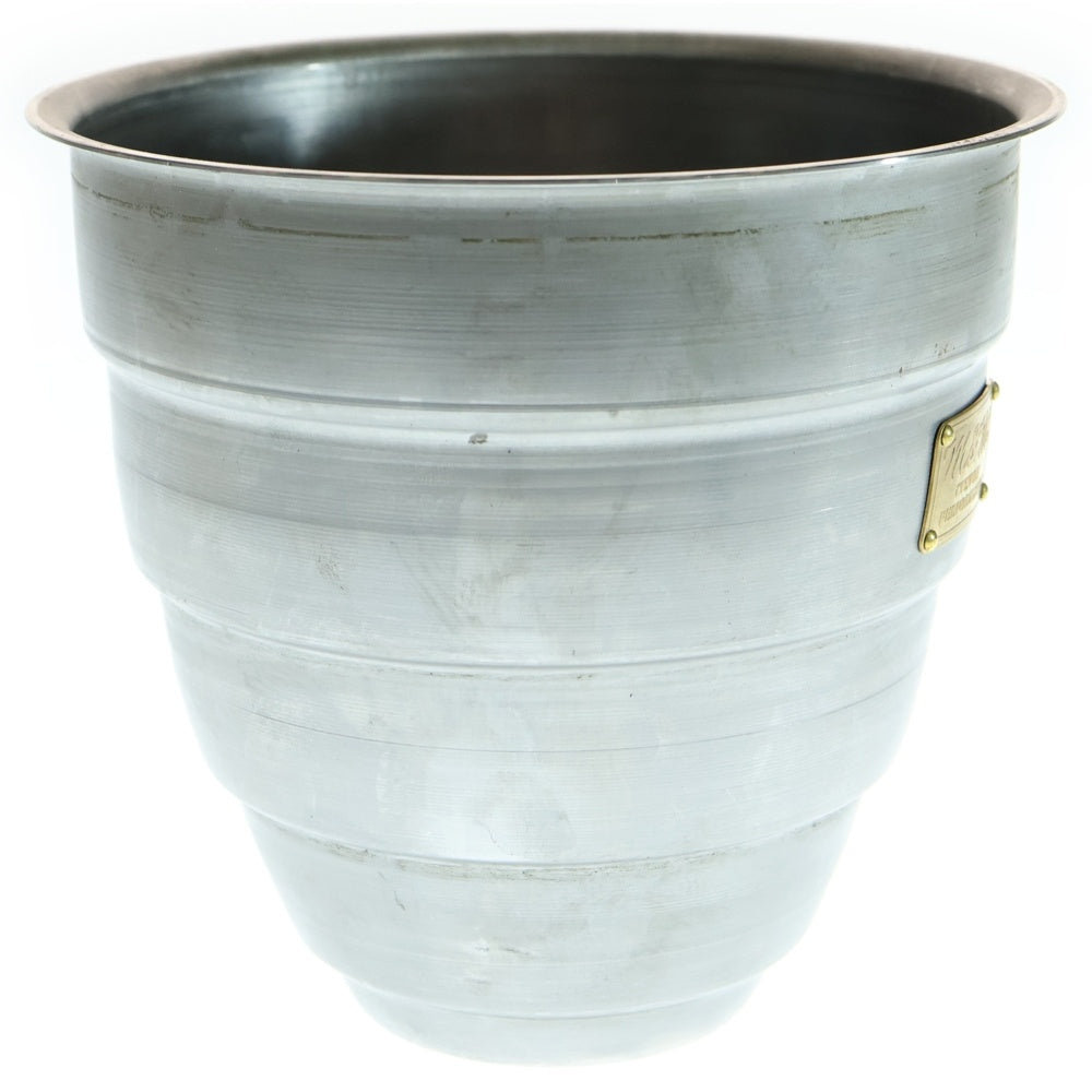 m&m(エムアンドエム) ×MASSES POT TYPE 1 - Chrysails STEEL / MEDIUM マシス クリサリス 鉄鉢 ポット シルバー
