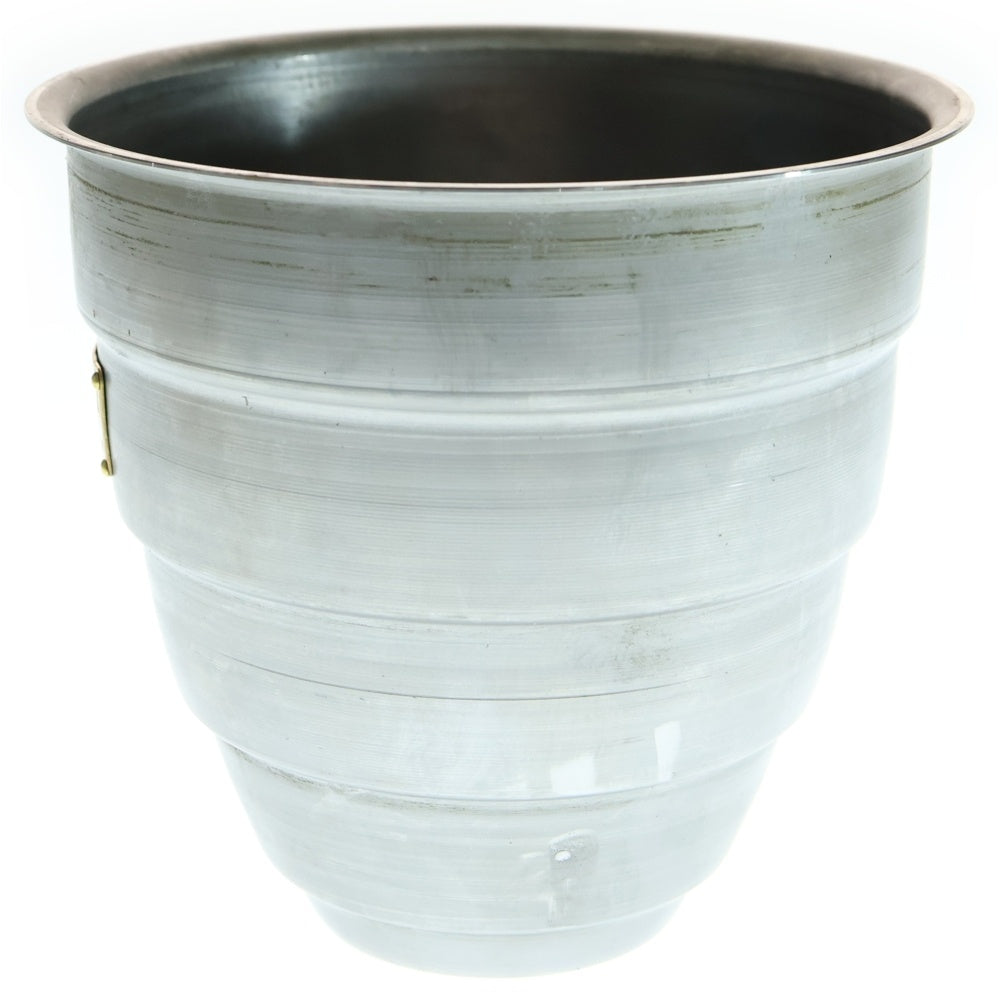 m&m(エムアンドエム) ×MASSES POT TYPE 1 - Chrysails STEEL / MEDIUM マシス クリサリス 鉄鉢 ポット シルバー