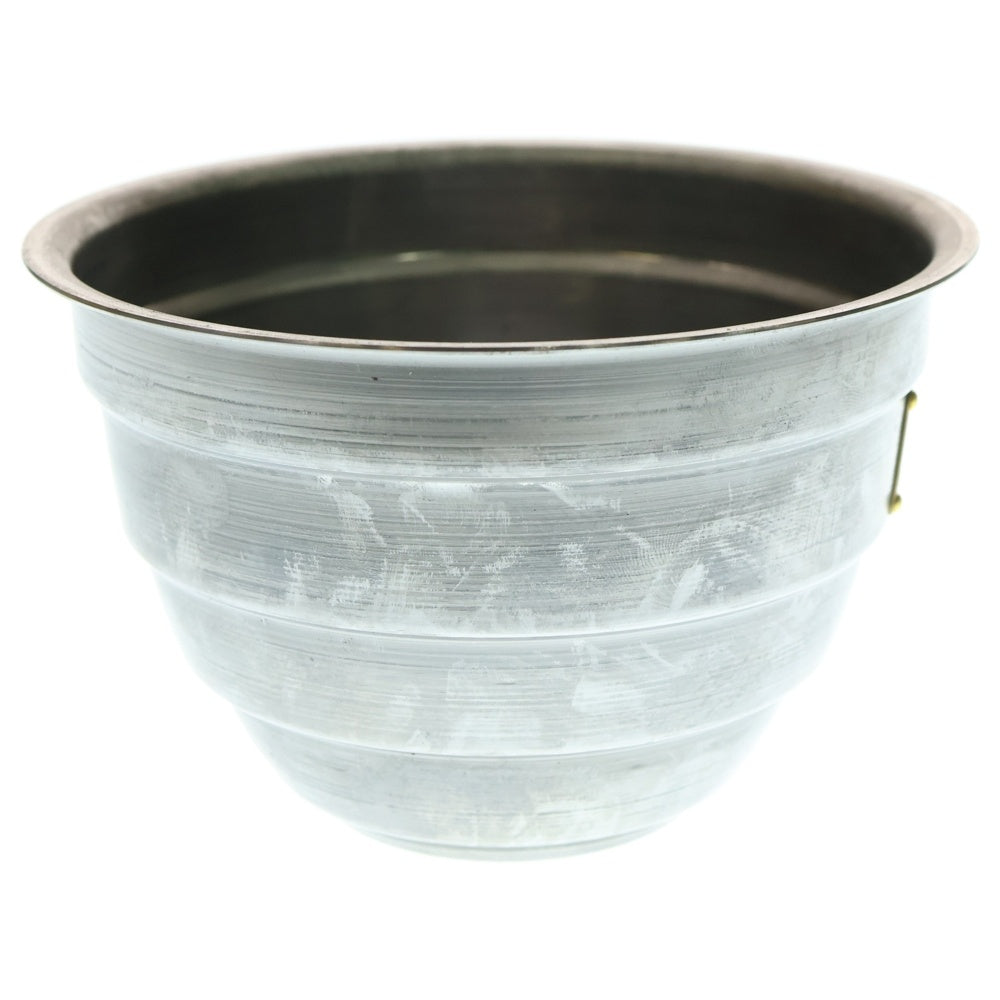 m&m(エムアンドエム) ×MASSES POT TYPE 4 - TERMIT STEEL / MEDIUM マシス ターミット 鉄鉢 ポット シルバー