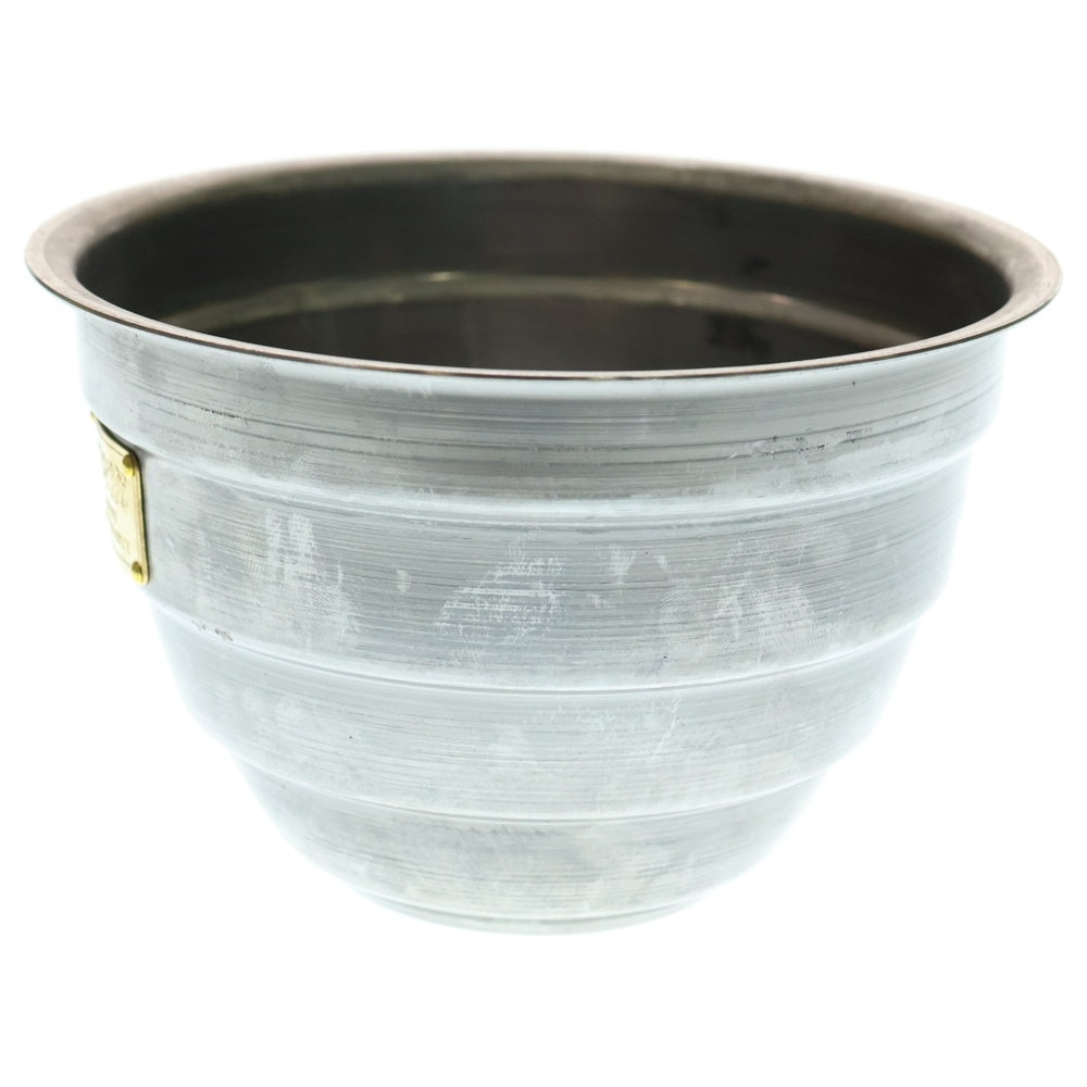 m&m(エムアンドエム) ×MASSES POT TYPE 4 - TERMIT STEEL / MEDIUM マシス ターミット 鉄鉢 ポット シルバー