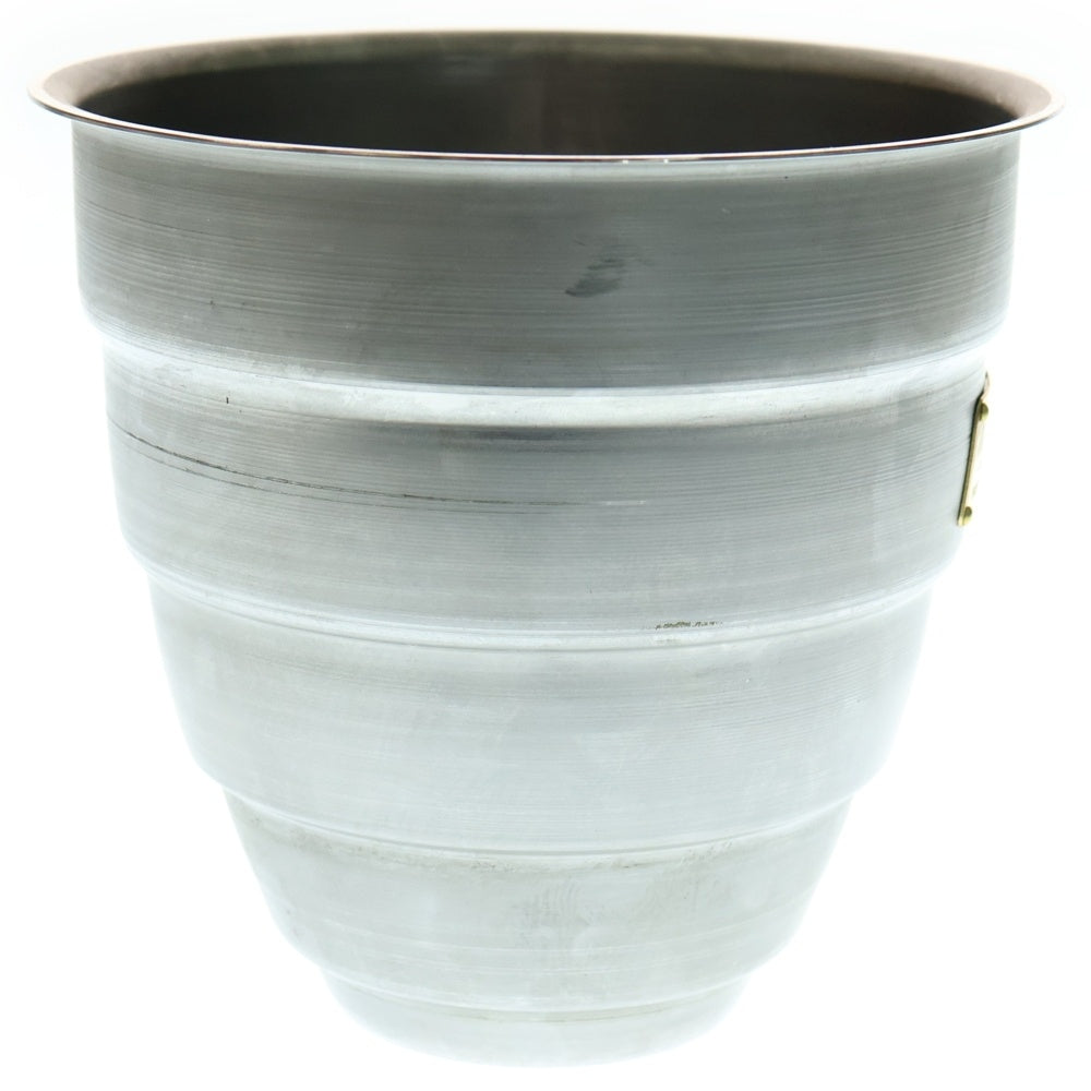 m&m(エムアンドエム) ×MASSES POT TYPE 1 - Chrysails STEEL / MEDIUM マシス クリサリス 鉄鉢 ポット シルバー