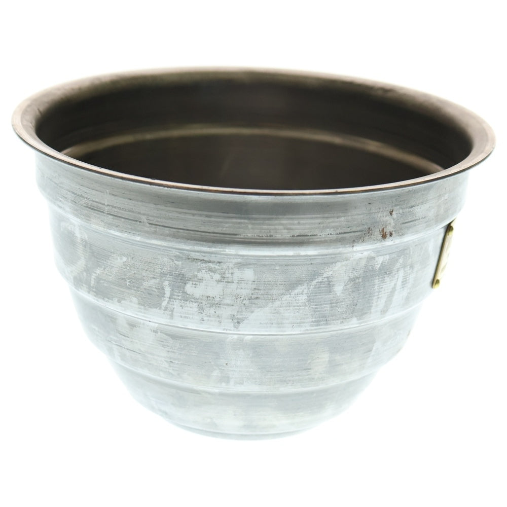 m&m(エムアンドエム) ×MASSES POT TYPE 4 - TERMIT STEEL / MEDIUM マシス ターミット 鉄鉢 ポット シルバー