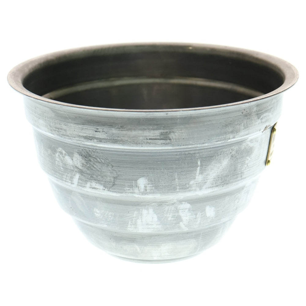 m&m(エムアンドエム) ×MASSES POT TYPE 4 - TERMIT STEEL / MEDIUM マシス ターミット 鉄鉢 ポット シルバー