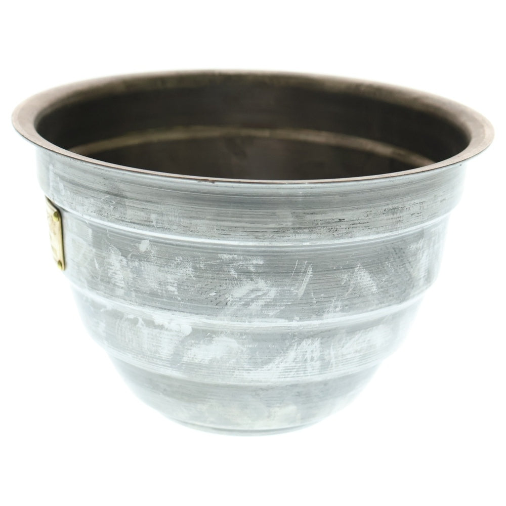 m&m(エムアンドエム) ×MASSES POT TYPE 4 - TERMIT STEEL / MEDIUM マシス ターミット 鉄鉢 ポット シルバー