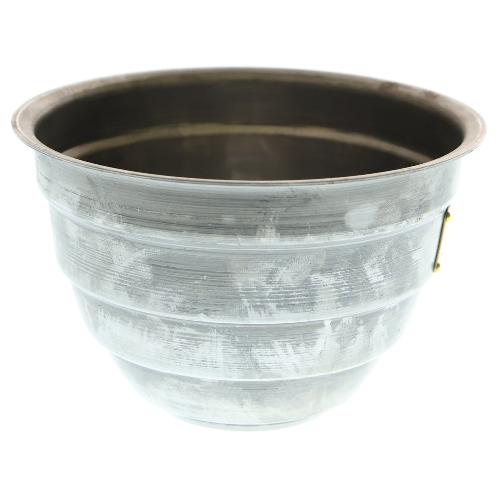 m&m(エムアンドエム) ×MASSES POT TYPE 4 - TERMIT STEEL / MEDIUM マシス ターミット 鉄鉢 ポット シルバー