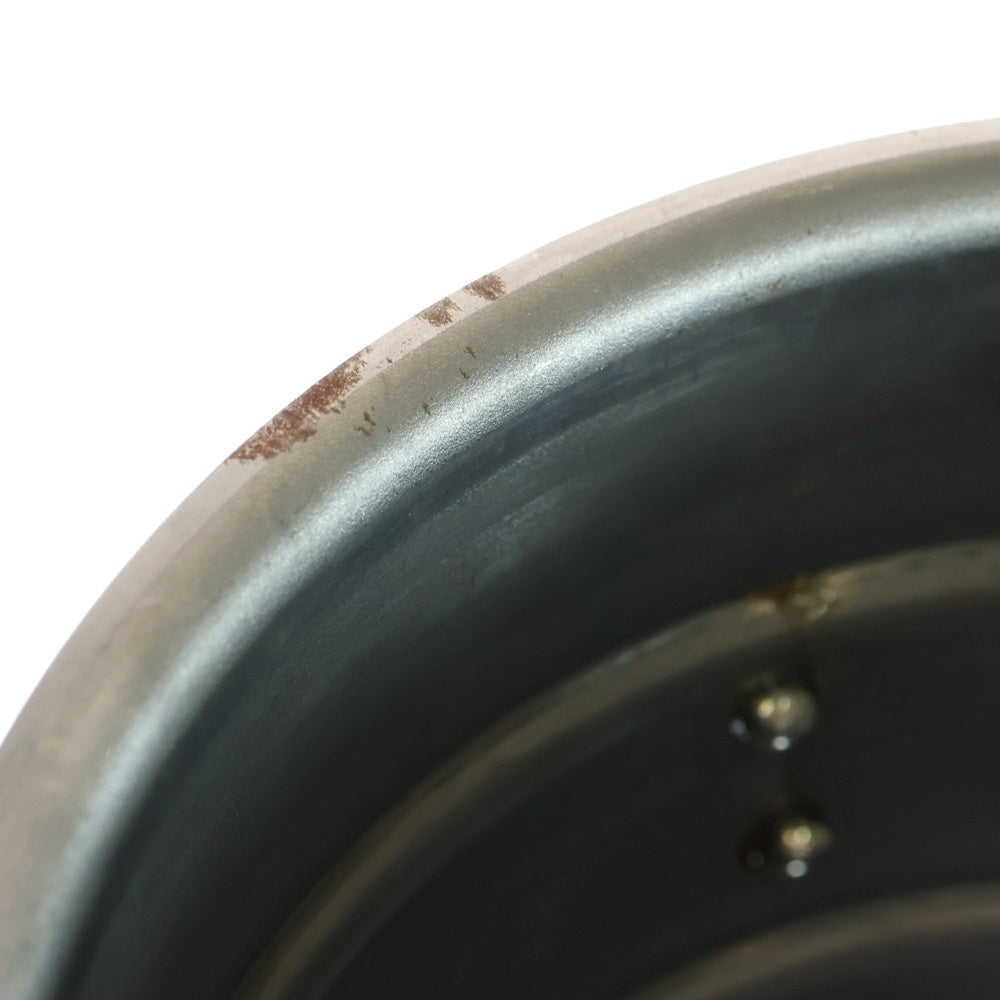 m&m(エムアンドエム) ×MASSES POT TYPE 1 - Chrysails STEEL / MEDIUM マシス クリサリス 鉄鉢 ポット シルバー