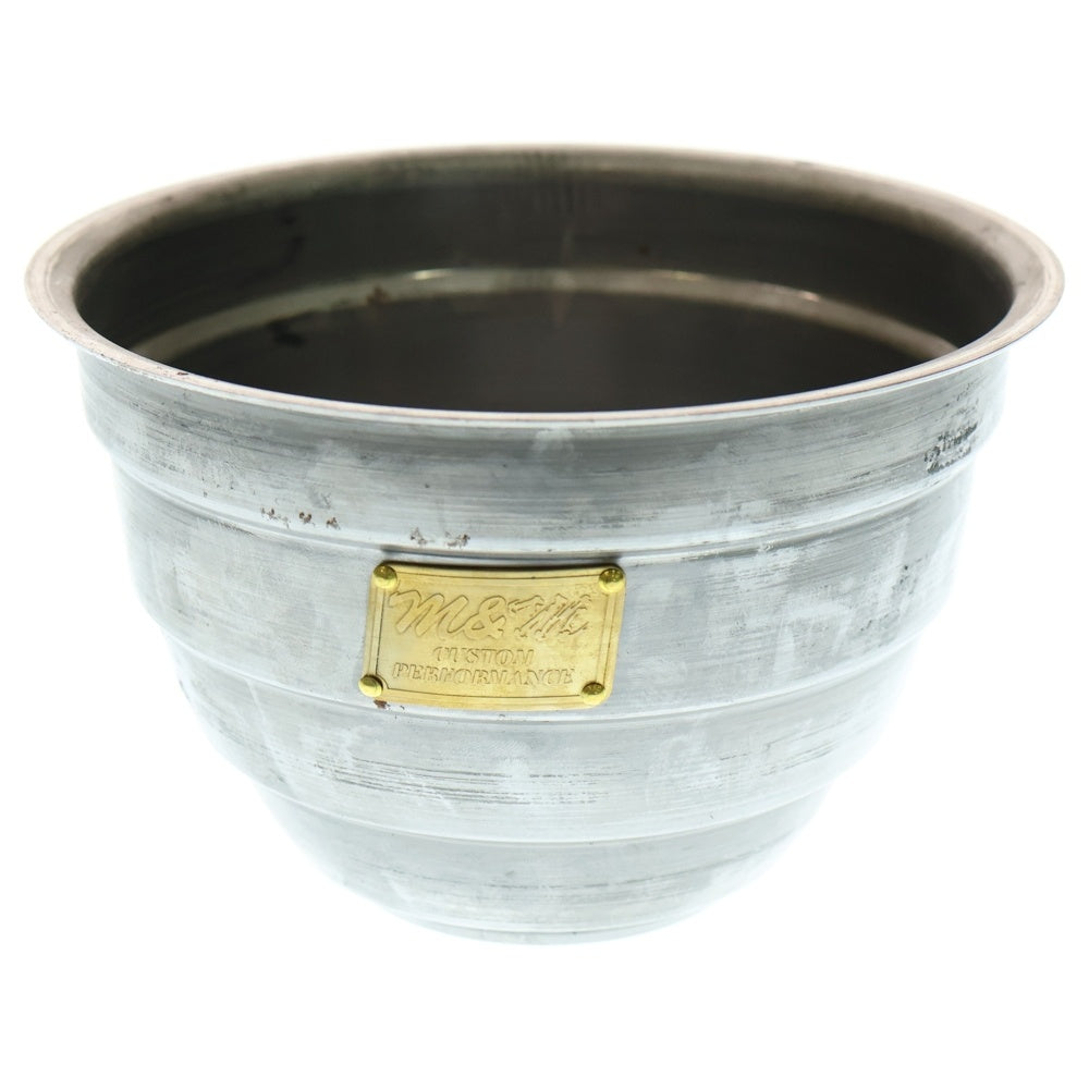 m&m(エムアンドエム) ×MASSES POT TYPE 4 - TERMIT STEEL / MEDIUM マシス ターミット 鉄鉢 ポット シルバー