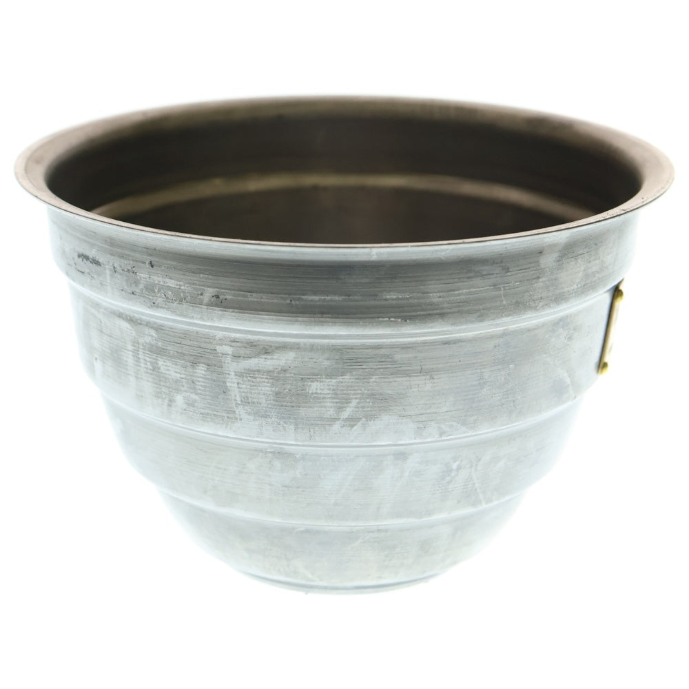 m&m(エムアンドエム) ×MASSES POT TYPE 4 - TERMIT STEEL / MEDIUM マシス ターミット 鉄鉢 ポット シルバー