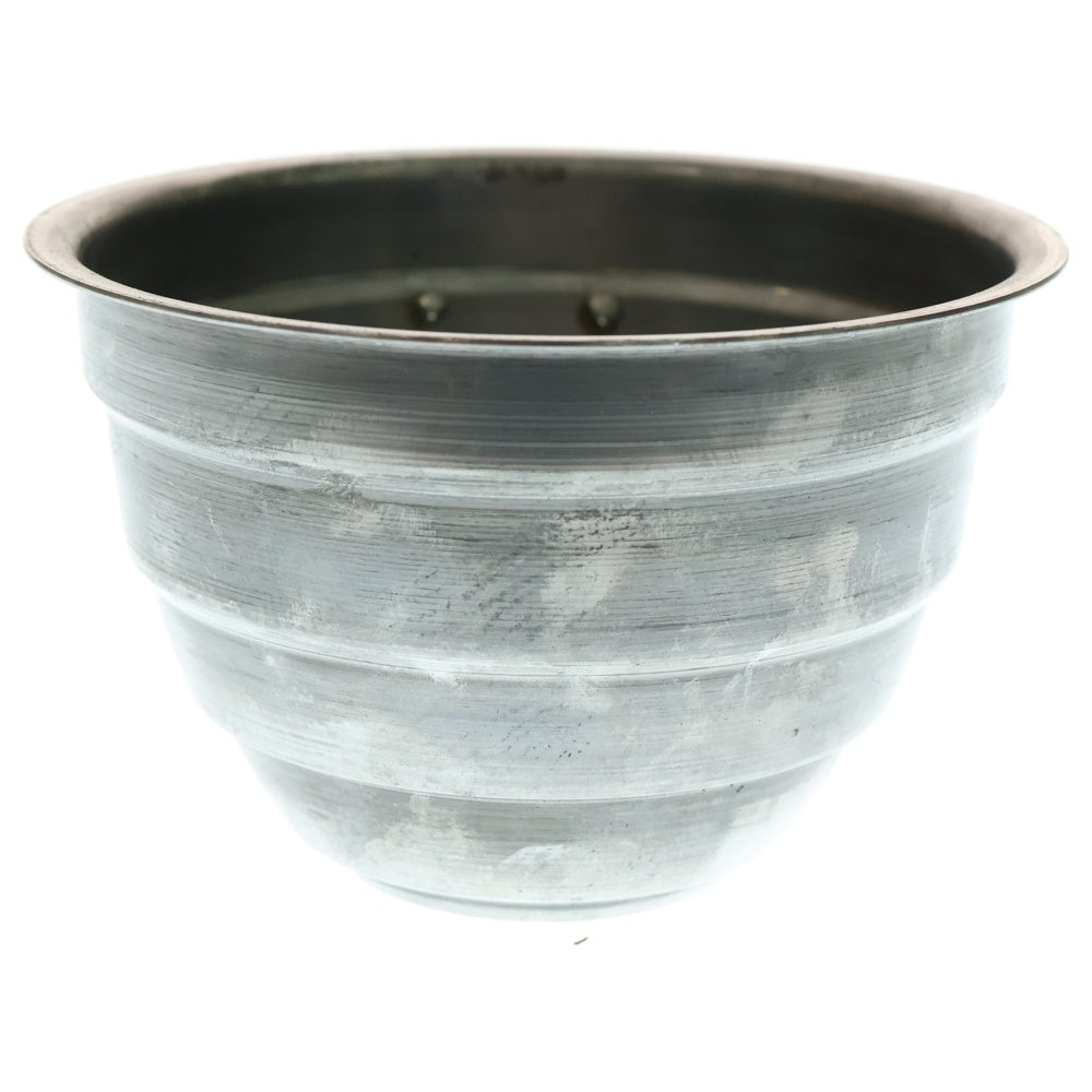 m&m(エムアンドエム) ×MASSES POT TYPE 4 - TERMIT STEEL / MEDIUM マシス ターミット 鉄鉢 ポット シルバー