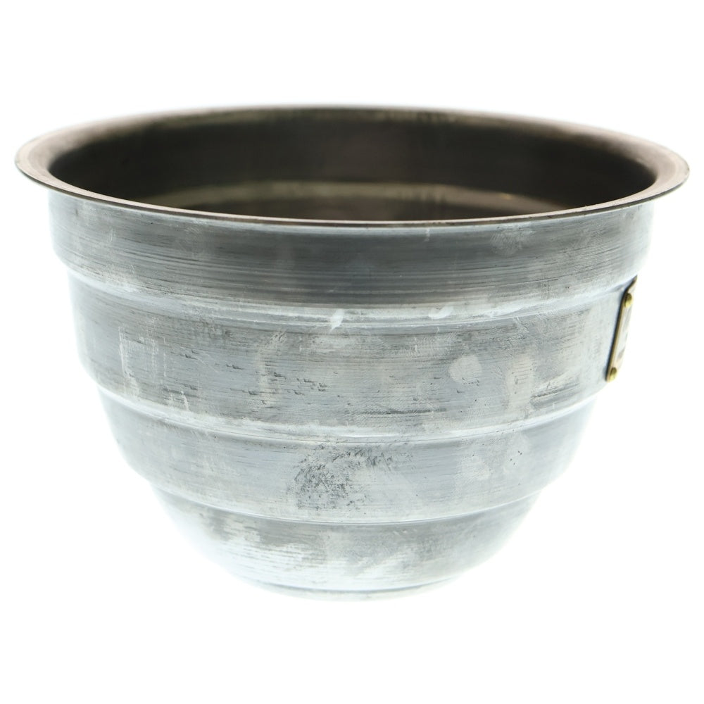 m&m(エムアンドエム) ×MASSES POT TYPE 4 - TERMIT STEEL / MEDIUM マシス ターミット 鉄鉢 ポット シルバー