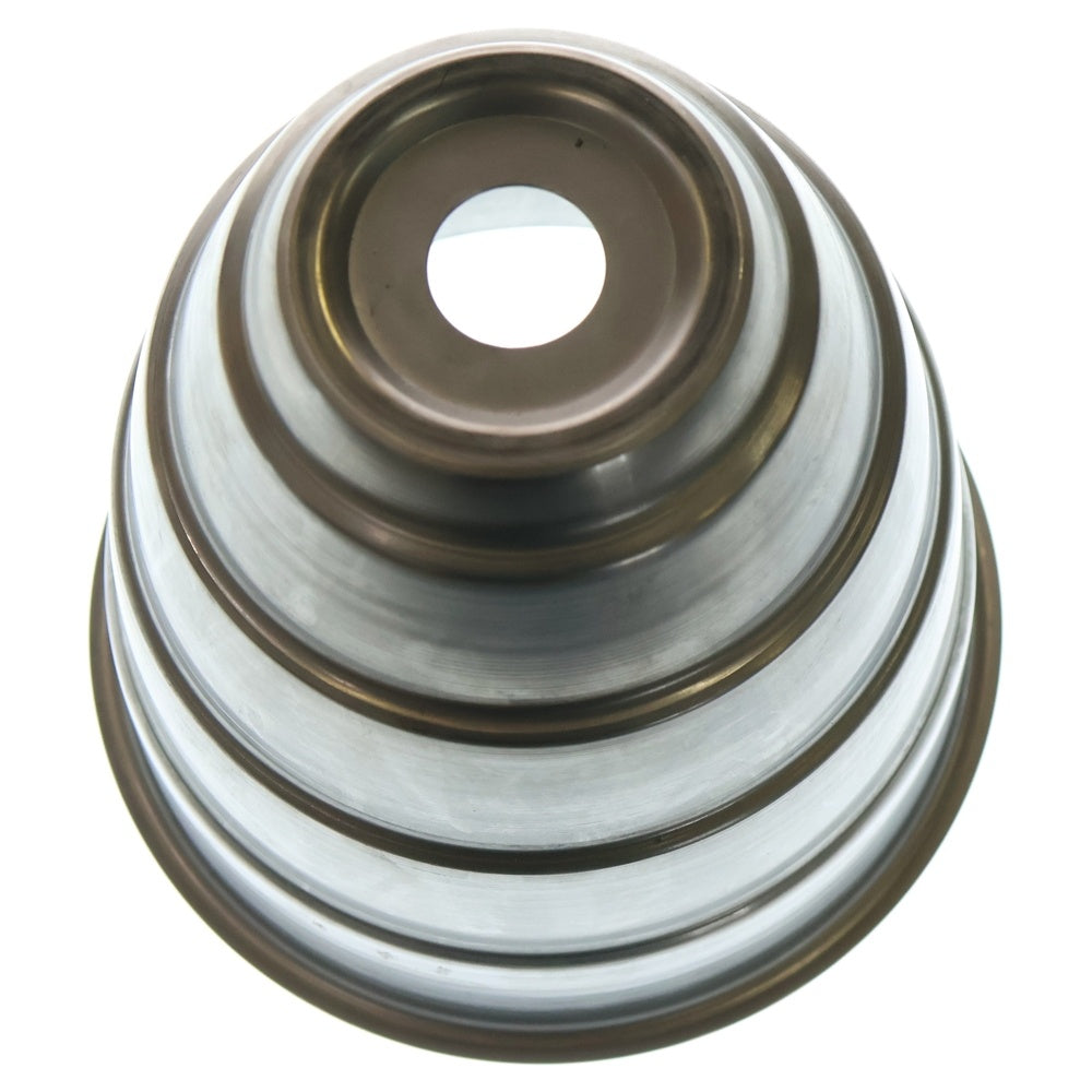 m&m(エムアンドエム) ×MASSES POT TYPE 1 - Chrysails STEEL / MEDIUM マシス クリサリス 鉄鉢 ポット シルバー