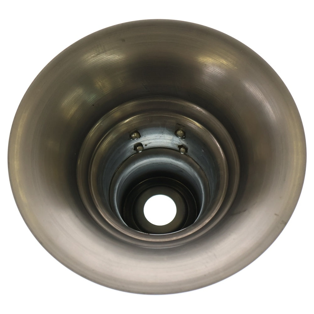 m&m(エムアンドエム) ×MASSES POT TYPE 2 - Shade STEEL / SMALL マシス シェード 鉄鉢 ポット シルバー