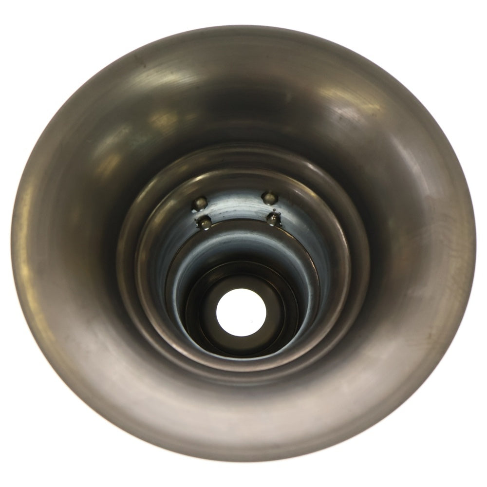 m&m(エムアンドエム) ×MASSES POT TYPE 2 - Shade STEEL / SMALL マシス シェード 鉄鉢 ポット シルバー